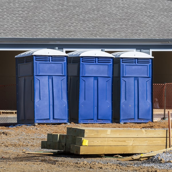 how can i report damages or issues with the porta potties during my rental period in Vidalia Georgia
